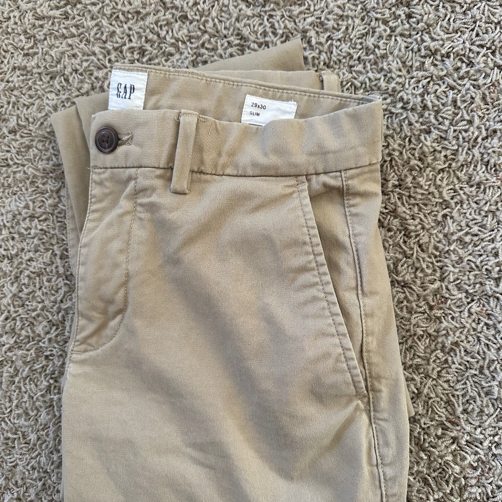 mens gap essential  pants